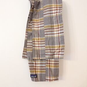 Patagonia flannel patchwork scarf